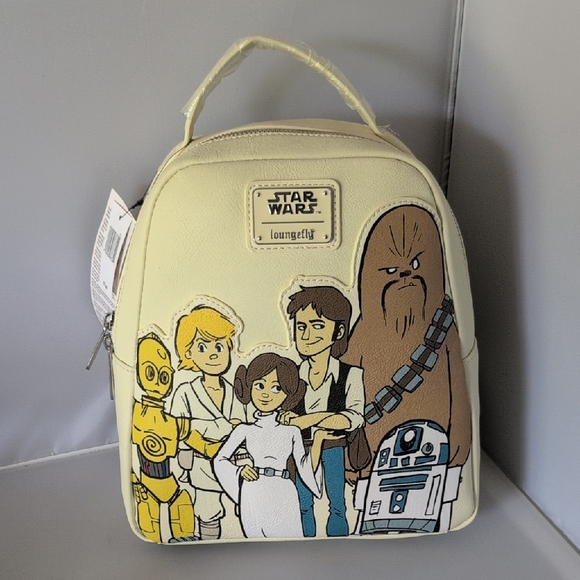 Loungefly Cream Star Wars Character Backpack